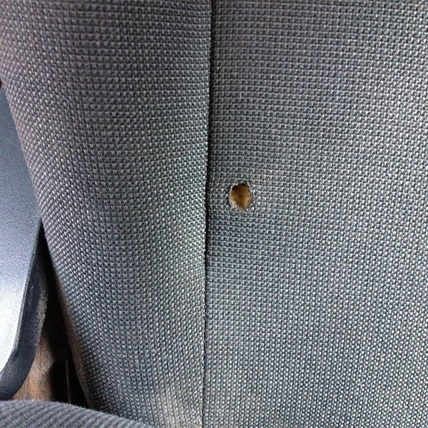 How to Fix a hole or repair a Cigarette Burn in car upholstery, fabric or  cloth 